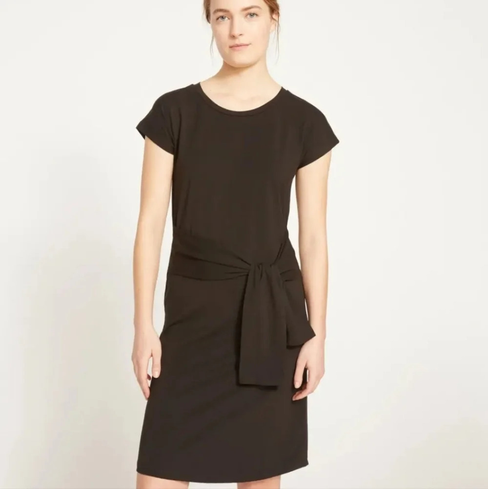 New Universal Standard Black Jersey Misa Dress M
